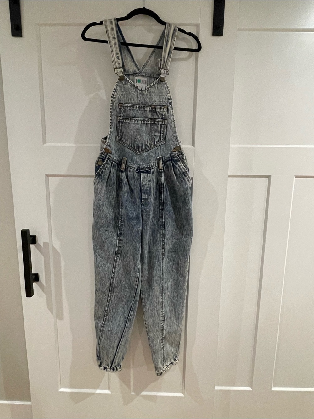 Vintage Acid Wash Denim Overalls